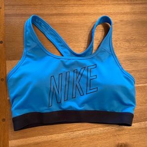 Nike Sports Bra Blue- Size Medium